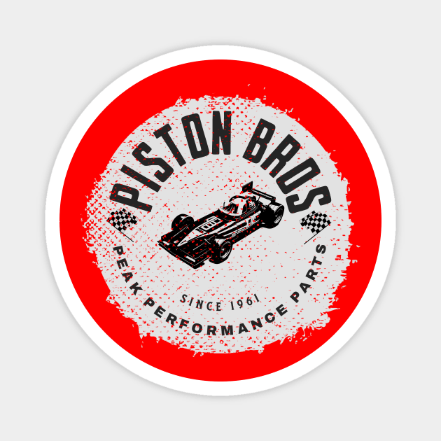 Piston Brothers Racing Parts Magnet by VDUBYA